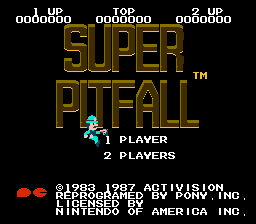 Super Pitfall screenshot 3 for NES